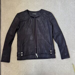 The Kooples Sport Women's Black Moto Jacket